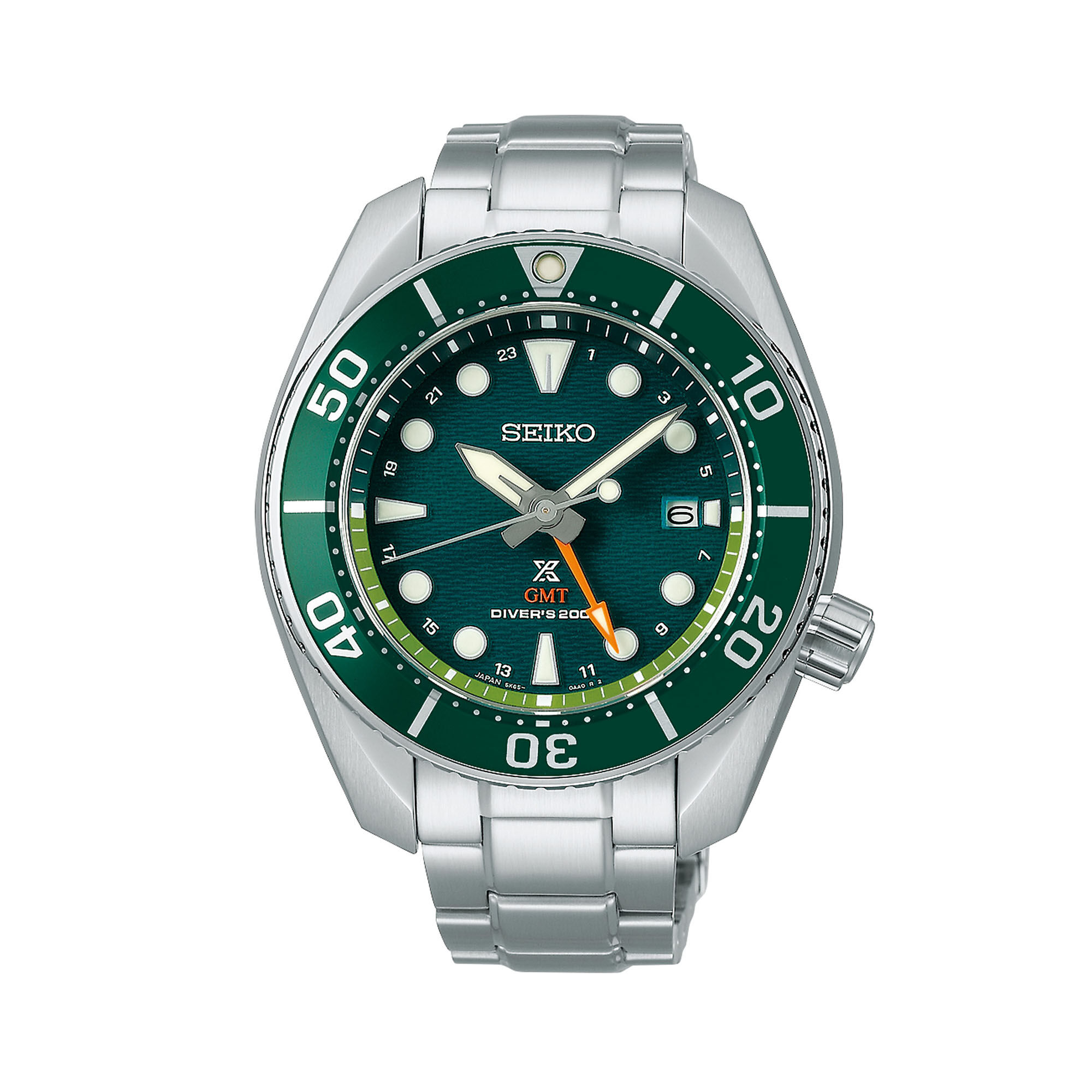 Seiko Prospex Sea Diver Solar Sumo GMT 45 mm Stainless Steel Maison Birks